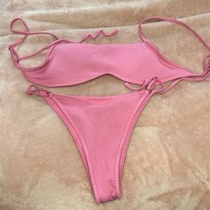 Pink hollister bikini XS/S